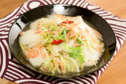 白菜と桜えびの中華風炒め