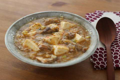 さばの和風麻婆豆腐