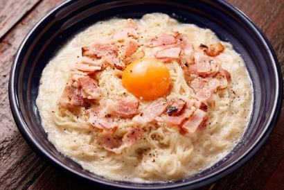 和風カルボナーラそうめん