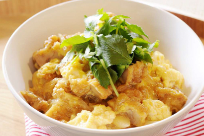 唐揚げのリメイク　親子丼