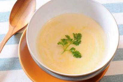 かぼちゃの煮物のリメイク<br>パンプキンスープ