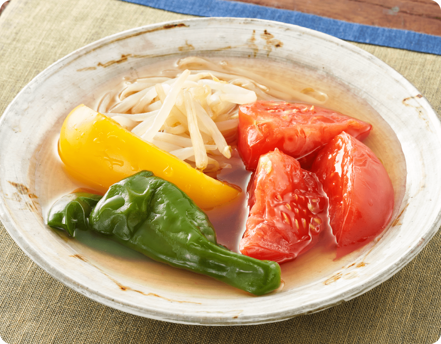 レンジでじゅわっと出汁煮浸し