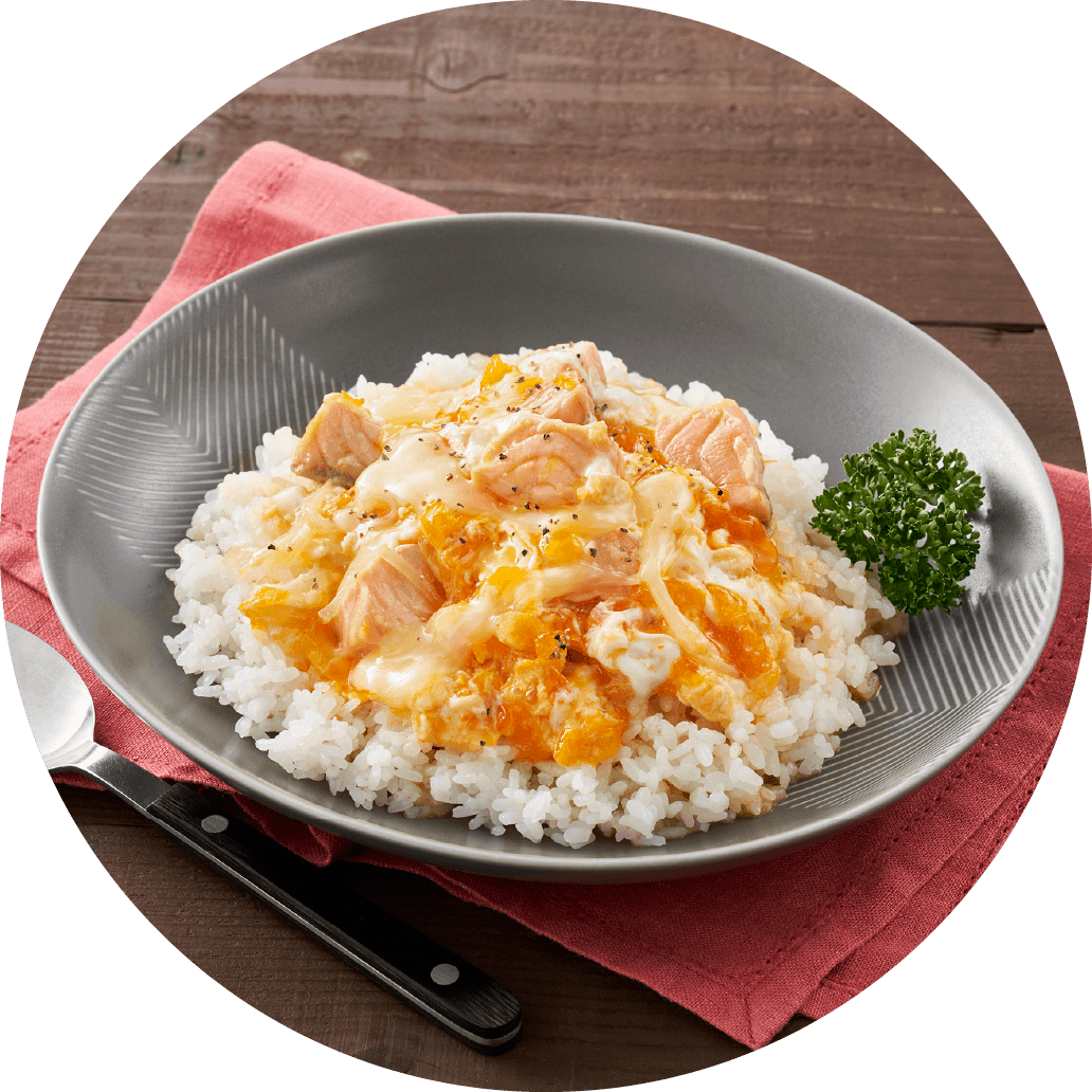 サーモンチーズたまらん丼