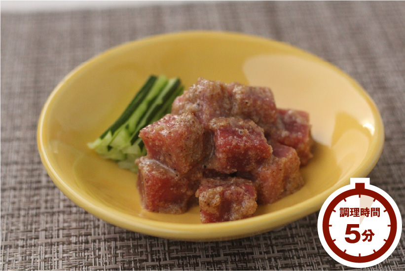 まぐろのゴマ酢和え