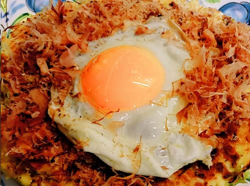 無水フワフワお好み焼きのアレンジ