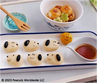 スヌーピー白玉みたらし餡