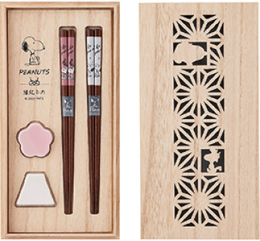スヌーピー木箱入箸置揃を抽選で100名様にプレゼント