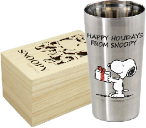 木箱入タンブラー（happy holiday）