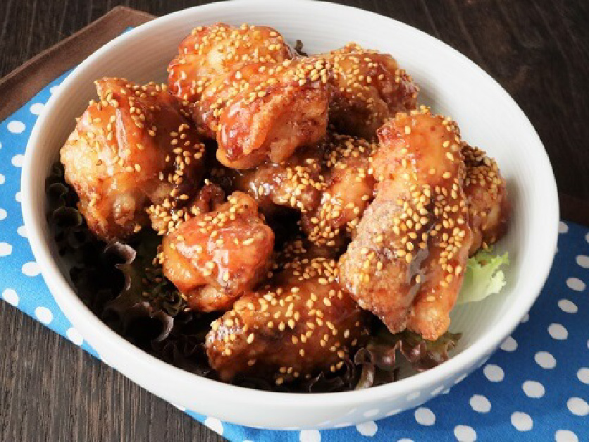 鶏のあんかけ唐揚げ