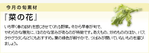 今月の旬素材