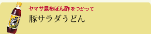 豚サラダうどん 