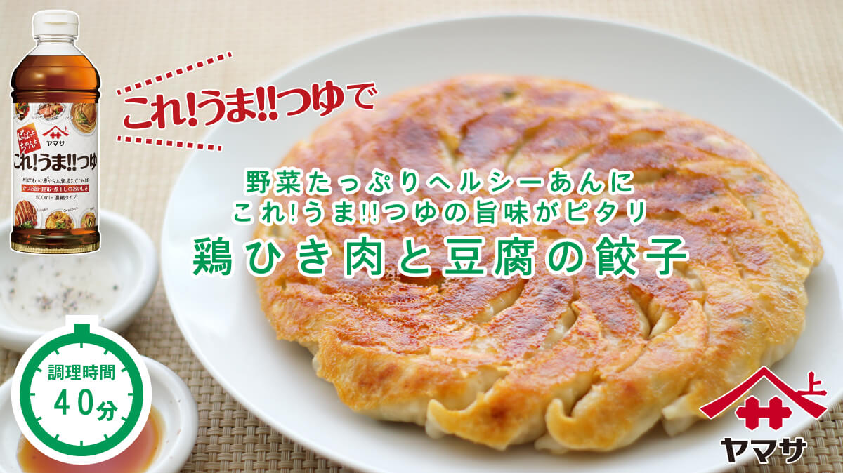 鶏ひき肉と豆腐の餃子