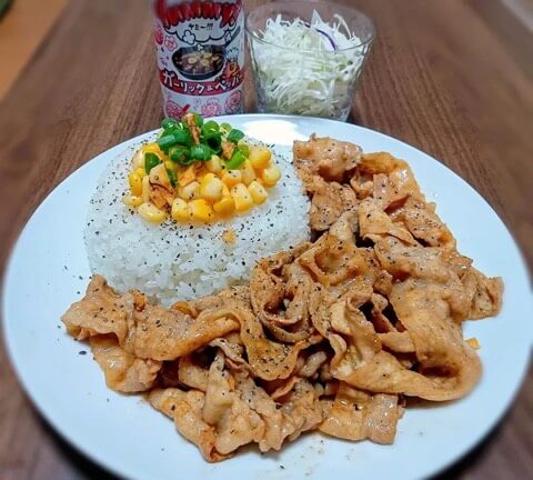 【自作】Yummy！ガーリック&ペッパーランチ風