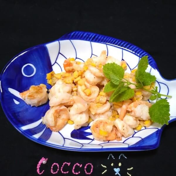 ガーリック味噌シュリンプ