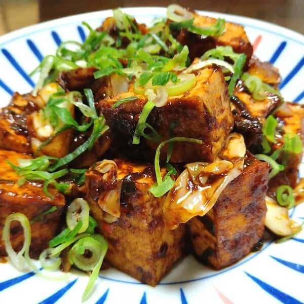 麻辣回鍋肉厚揚げ炒め