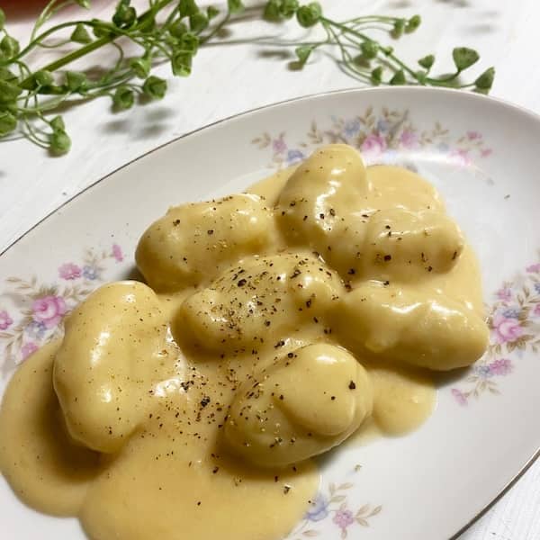 味噌チーズクリームニョッキ