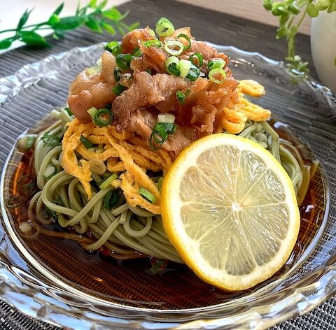 瓦そば風冷やし麺