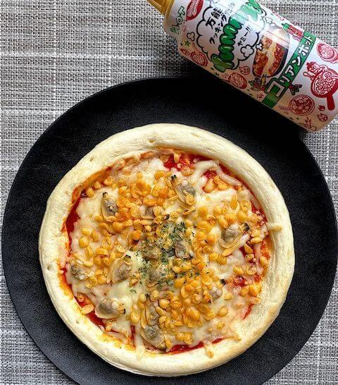 カリッと揚げ玉ピザ