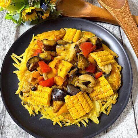 ピザ風 カレーガレット